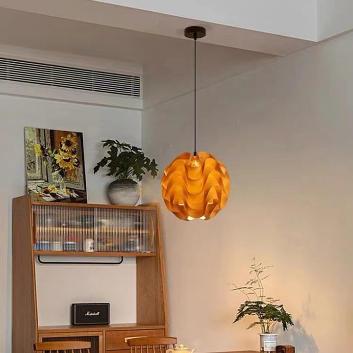 Moderne Wellen Pendelleuchte