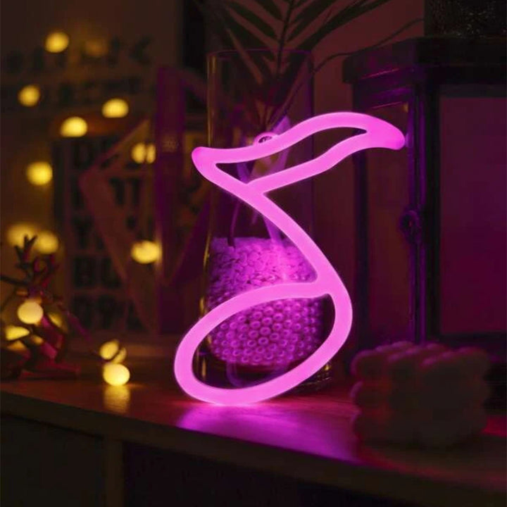 Neon Musiknotenlampe