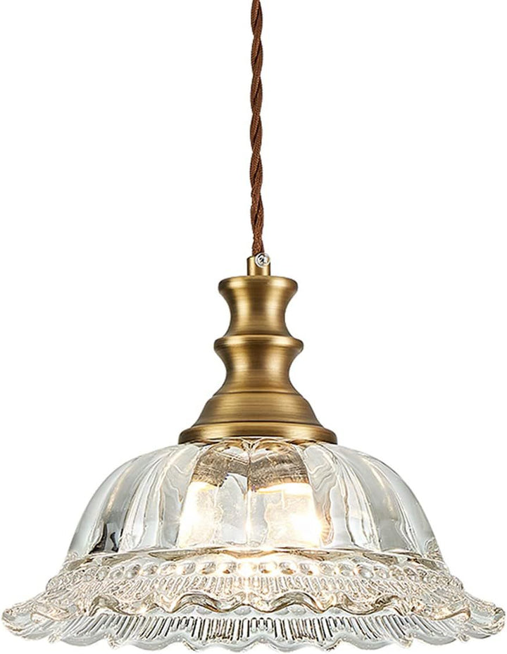 Vintage Glas Pendelleuchte
