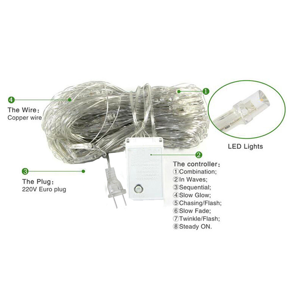LED Dekorativer Feenlichtnetz