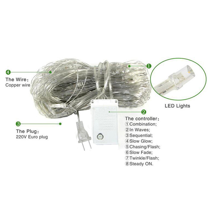 LED Dekorativer Feenlichtnetz