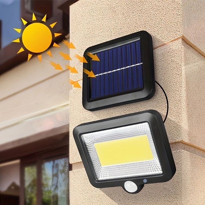 Solarbetriebene Bewegungsmelder-Flutlicht