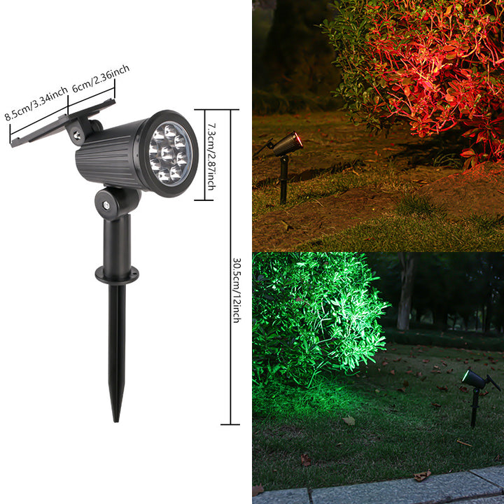 Outdoor Solar verstellbarer LED Spike Spotlight für Gartenlandschaft Beleuchtung