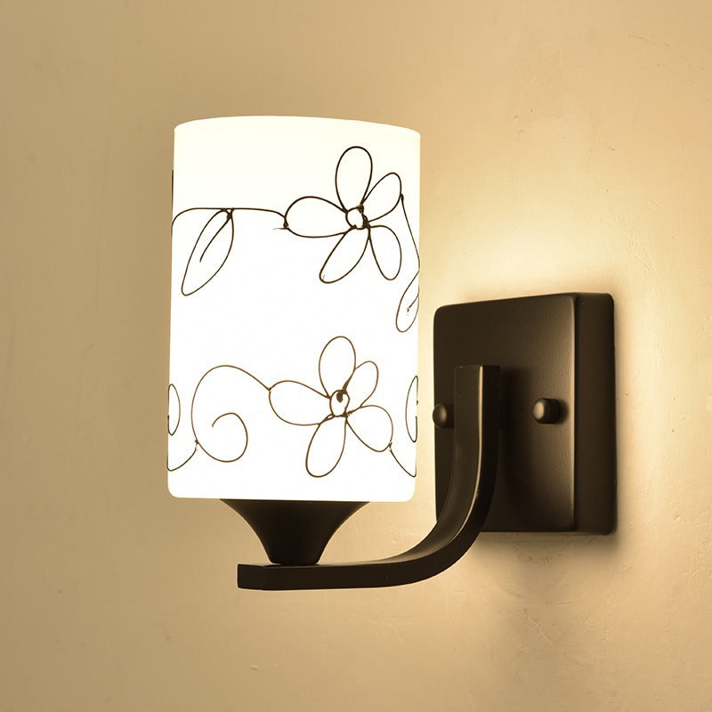 Künstlerische Blumendesign Wandlampe