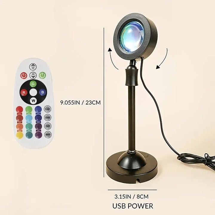 Verstellbare RGB Spotlampe