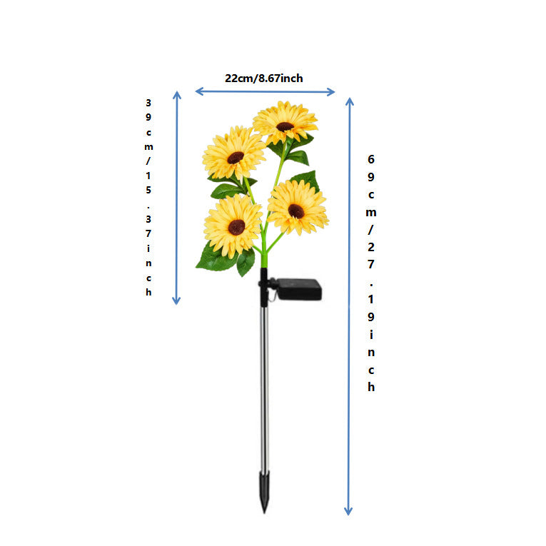 Dekorative LED Blumen Gartenlichter
