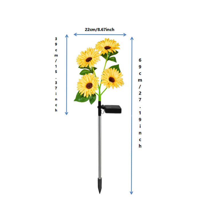 Dekorative LED Blumen Gartenlichter