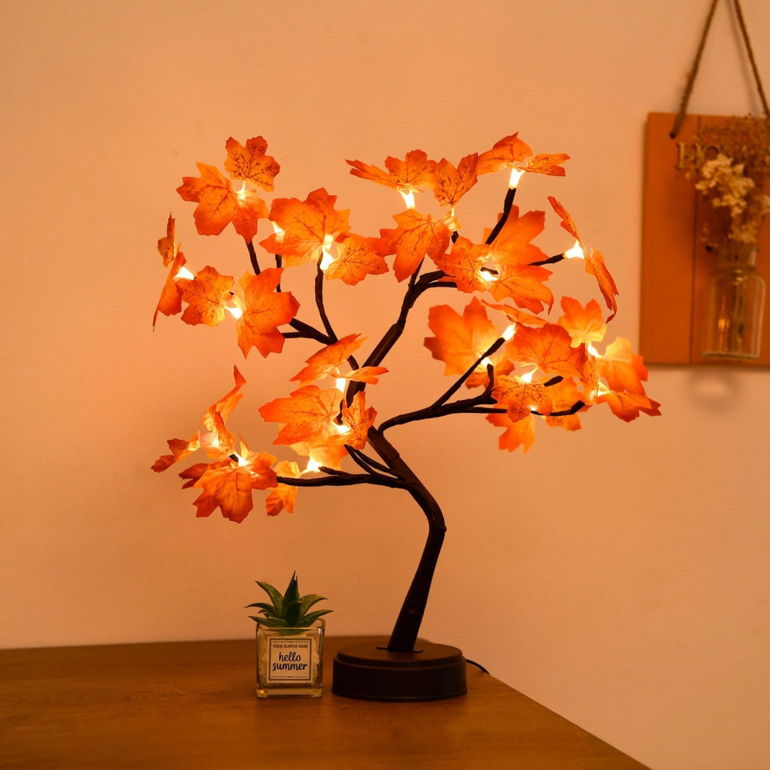 Stern-verzierte LED-Zweig Tischlampe mit warmen mikro dimmbaren Lichtern