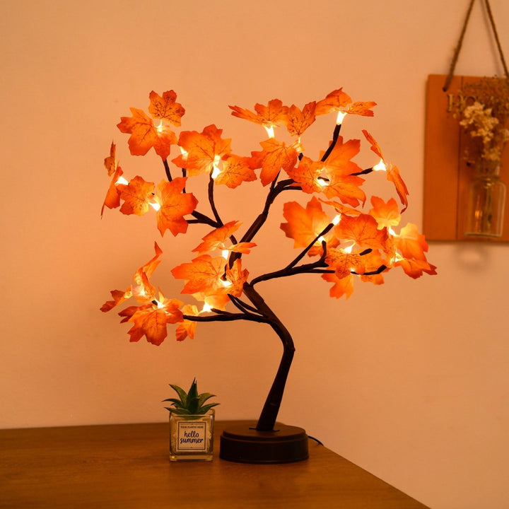 Stern-verzierte LED-Zweig Tischlampe mit warmen mikro dimmbaren Lichtern