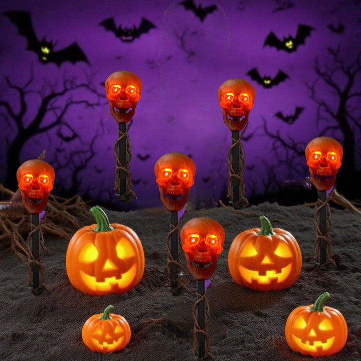 Gruselige Halloween Dekorations Skull Lichter