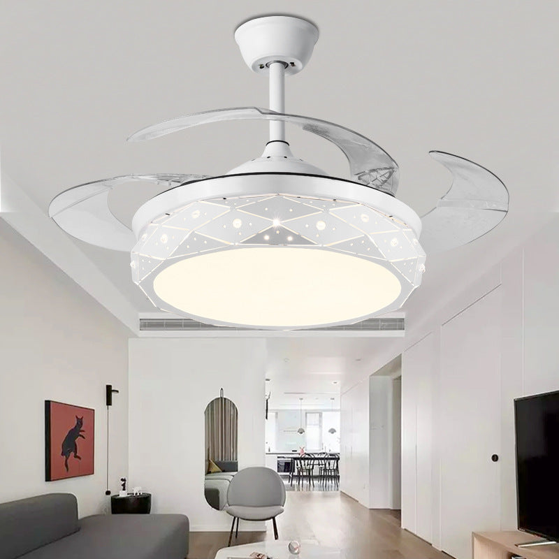 Zeitgenössische Deckenventilator Lichtinstallation