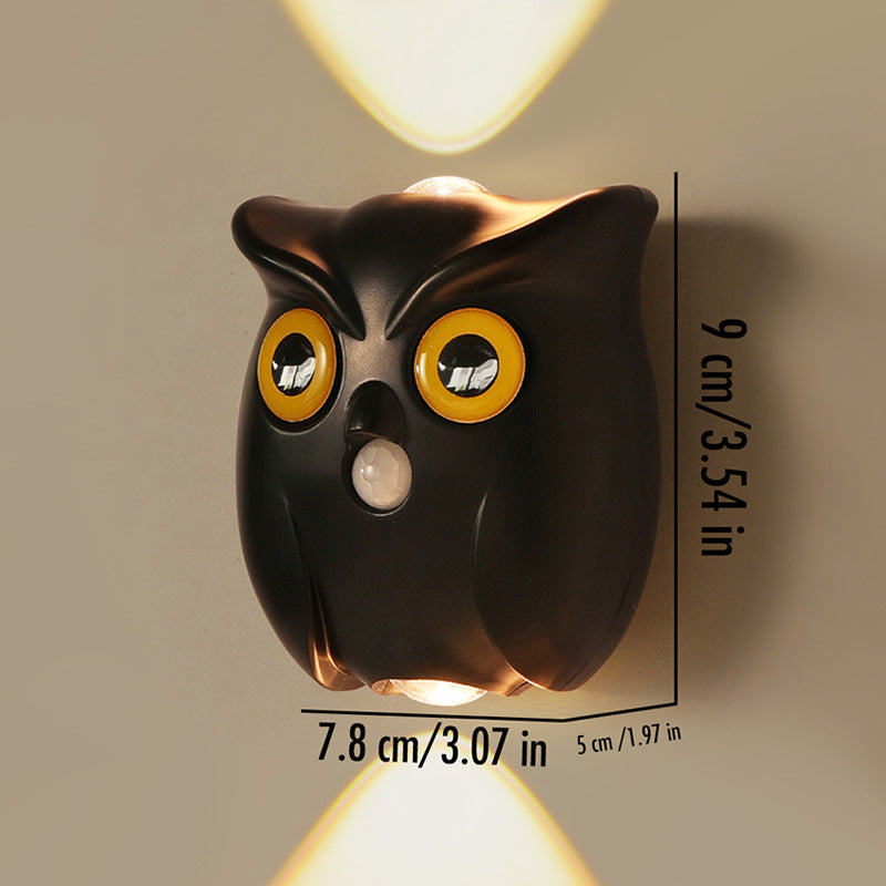 Dekorative Eulen-Nachtlampe