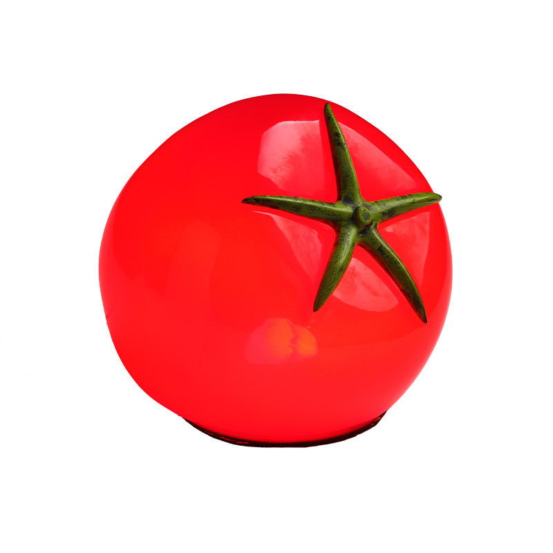 Tomatenförmige dekorative Tischlampe