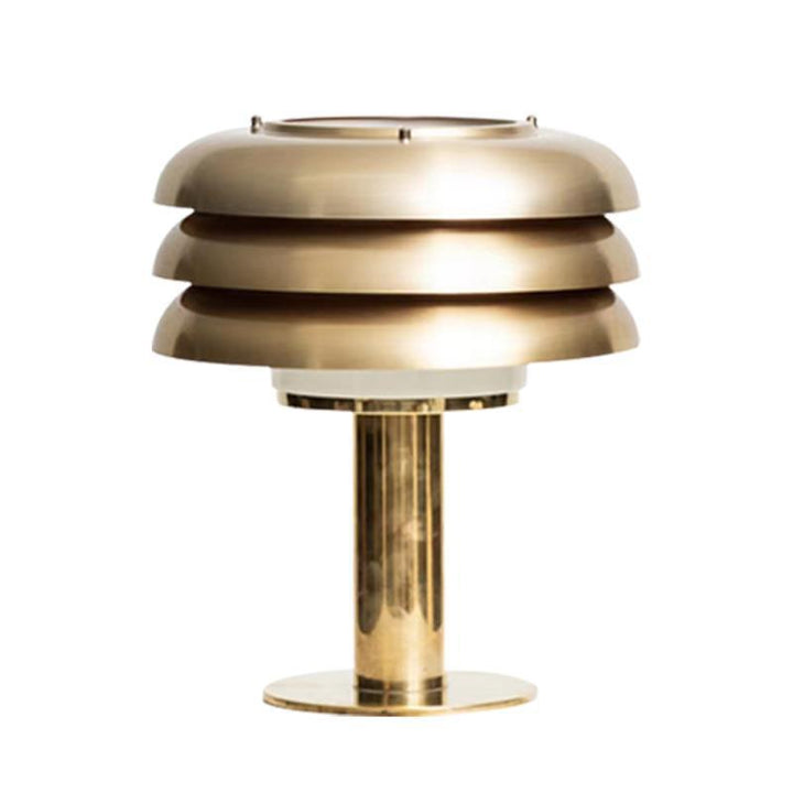 Moderne ästhetische Tischlampe mit geschichtetem Schirmdesign