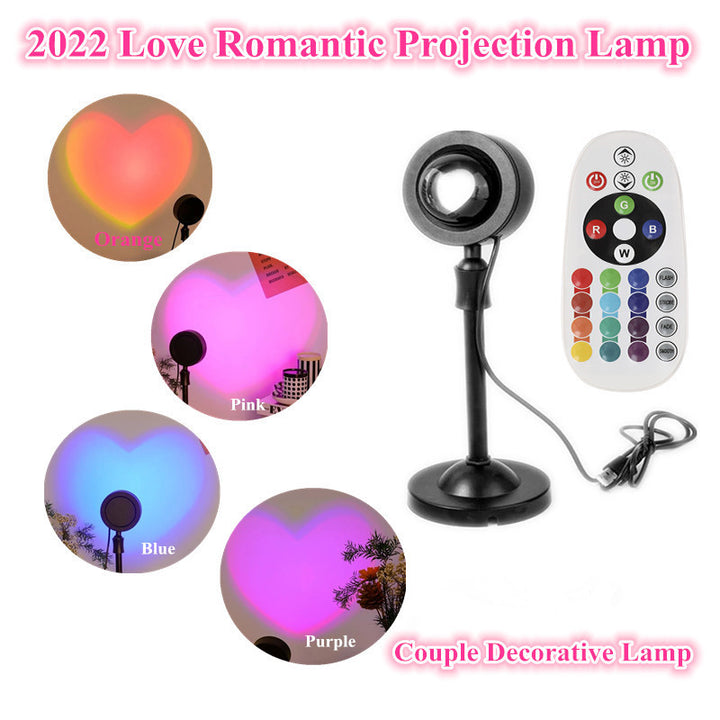LED Projektions Tischlampe