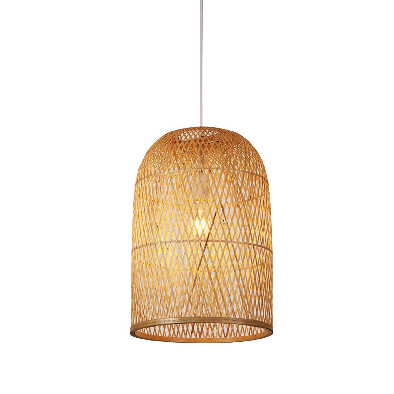Woven Bamboo Deckenlampe