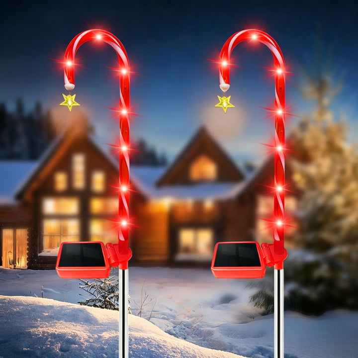 Dekorative Solar-Zuckerstangenlichter