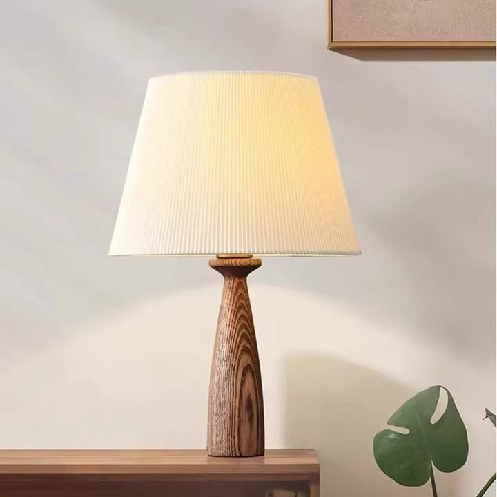 Moderne Minimalistische Tischlampe mit einzigartigem strukturiertem Schirm
