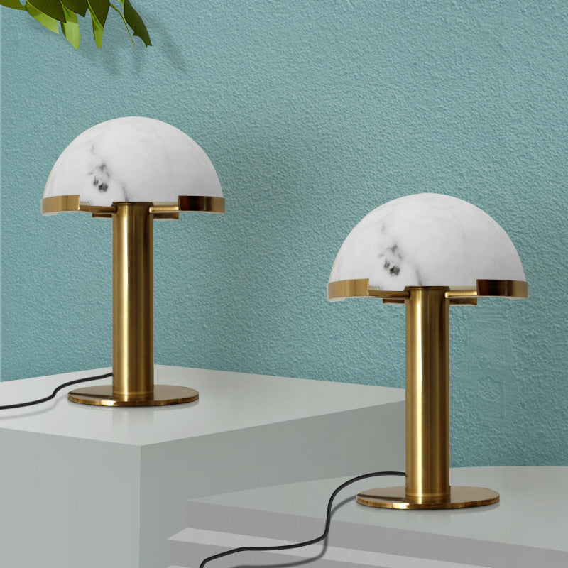 Moderne Marmor Kuppel Tischlampe