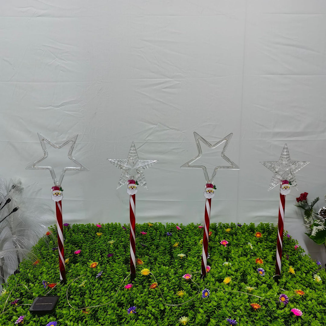 Dekorative Stern Gartenstecker