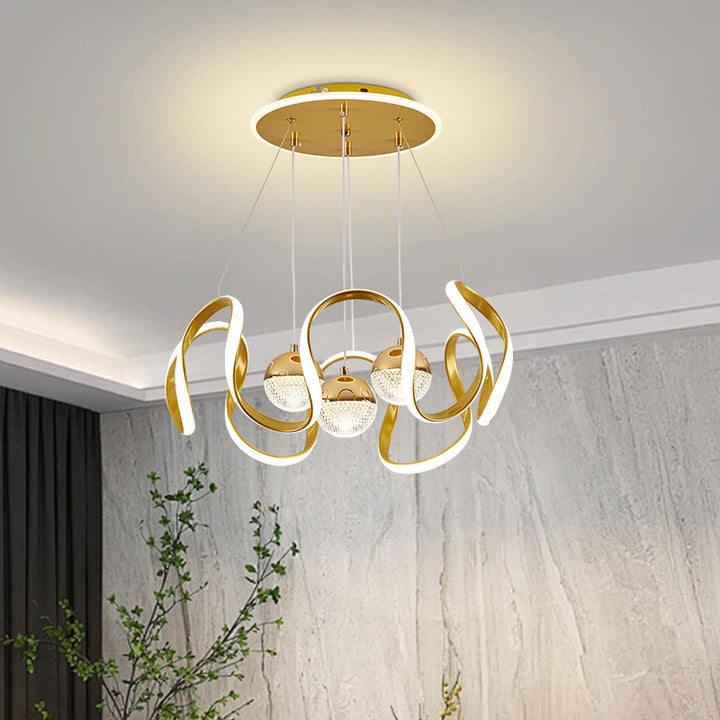 Künstlerische LED-Cluster-Deckenleuchte