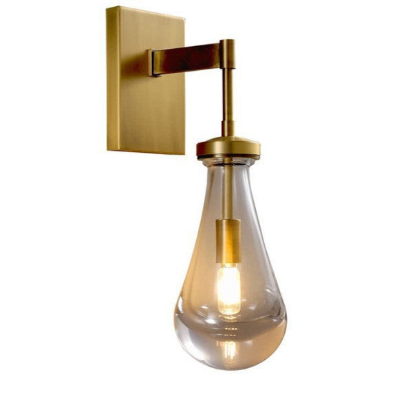 Elegante Glas Wandleuchte