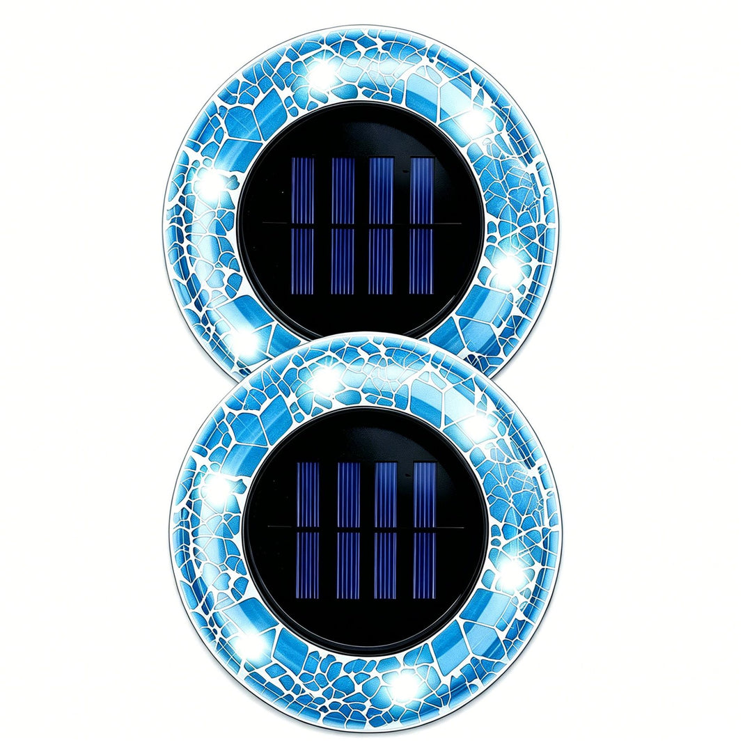 Solar Mosaikglas Gartenweg LED Einsatzlichter