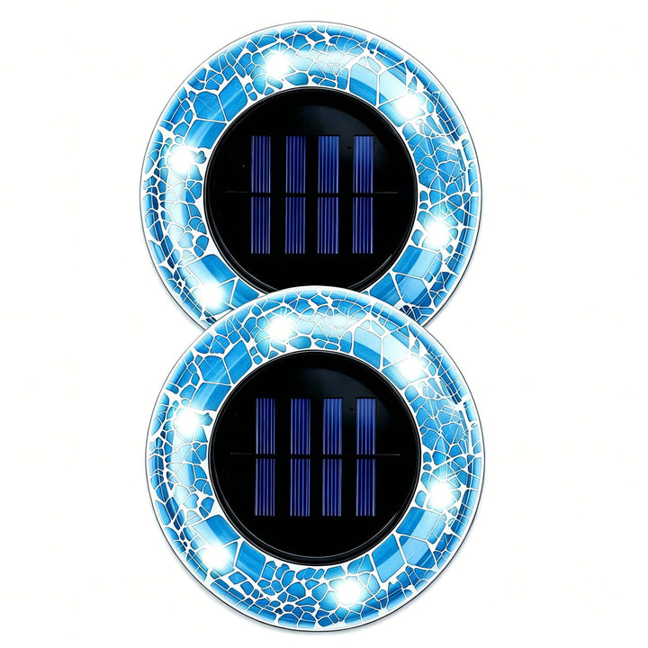 Solar Mosaikglas Gartenweg LED Einsatzlichter
