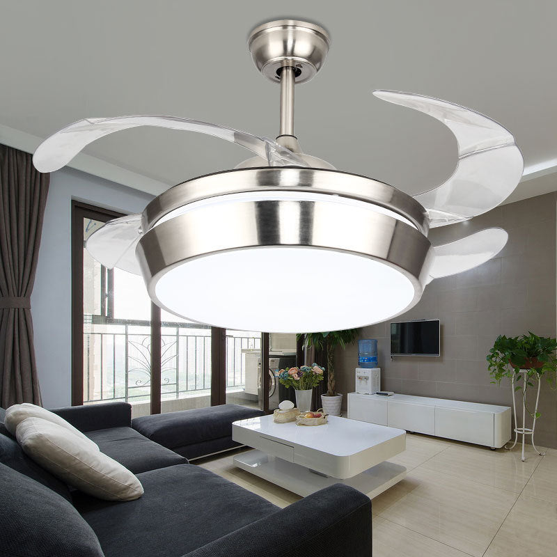 Zeitgenössische Deckenventilator Lichtinstallation