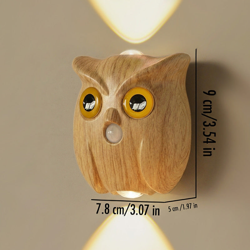 Dekorative Eulen-Nachtlampe