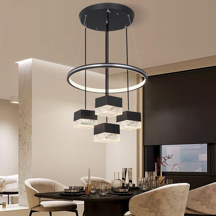 Moderne geometrische Pendelleuchte