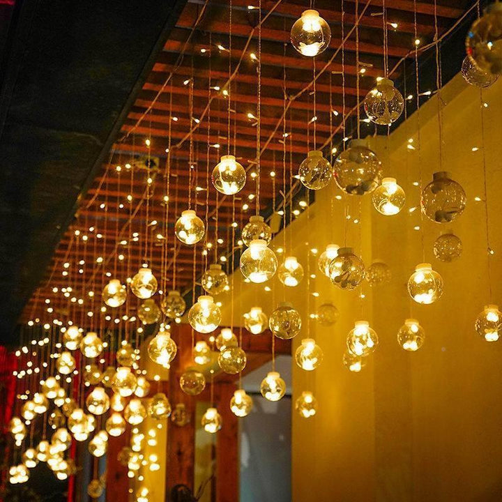 Hängende LED-Globus-Lichterkette