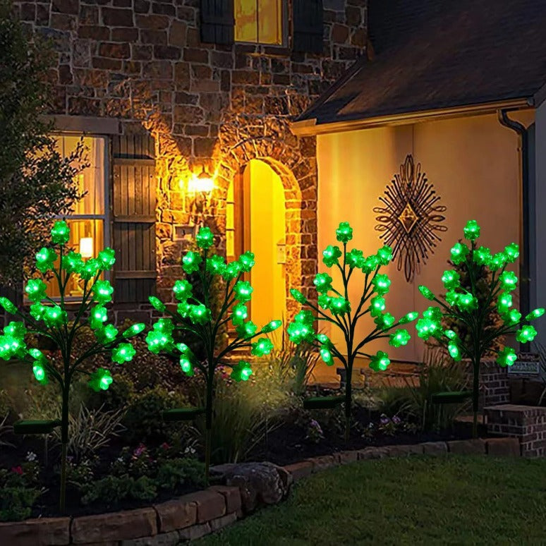 Solarbetriebene dekorative Blumen Gartenbeleuchtung