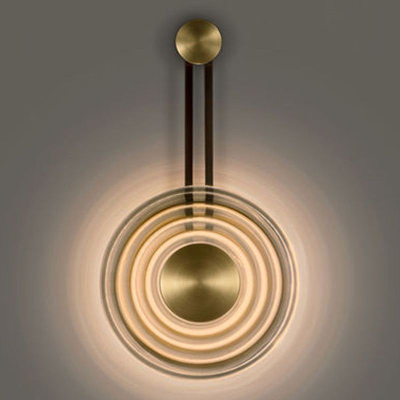 Moderne kreisförmige LED-Wandleuchte
