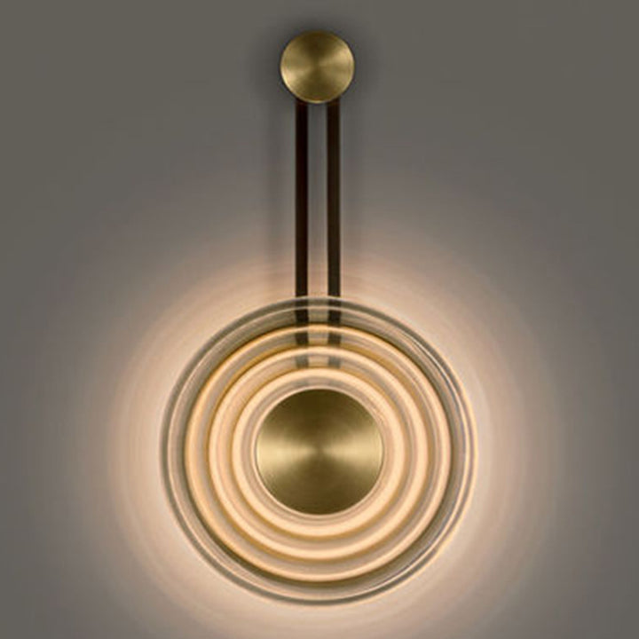 Moderne kreisförmige LED-Wandleuchte