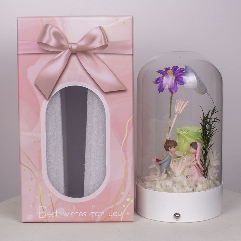Künstlerische Blumen-Dome-Lampe