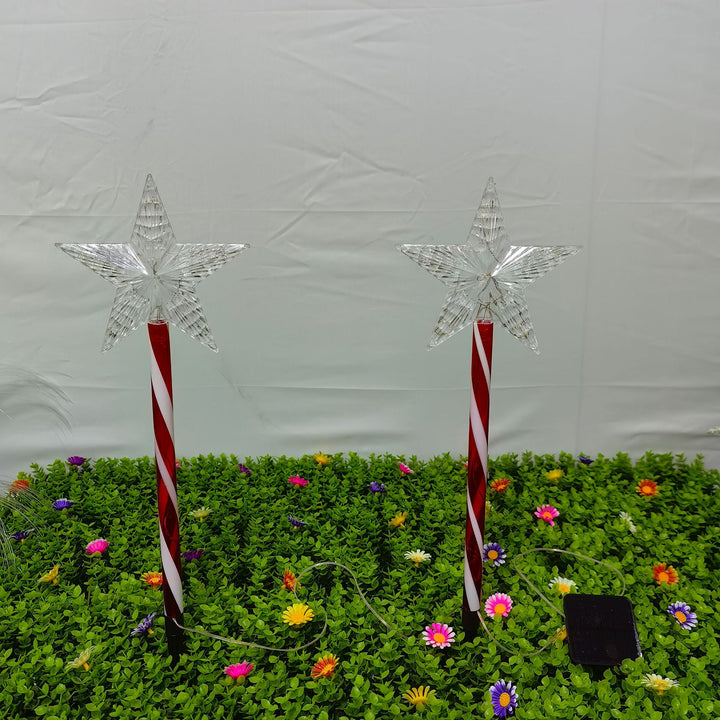 Dekorative Stern Gartenstecker