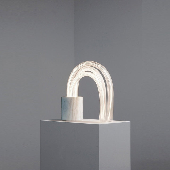 Moderne künstlerische Tischlampe mit Bogen-Design