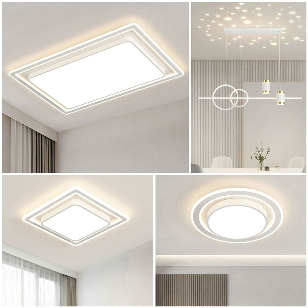 Moderne geometrische LED-Deckenleuchte