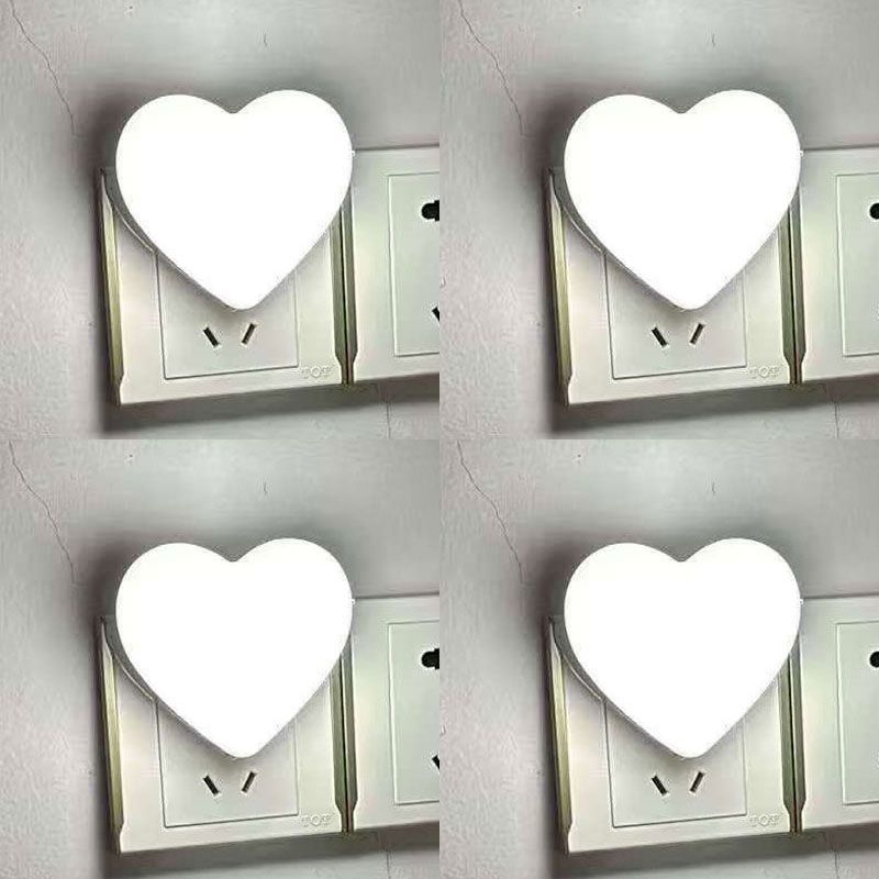 Herzförmiger Plug-In Ambient Nachtlicht mit sanftem LED-Leuchten
