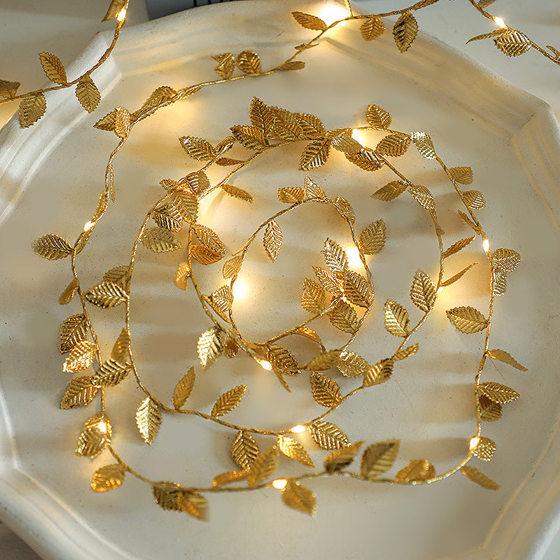 Dekorative LED Blatt Lichterkette