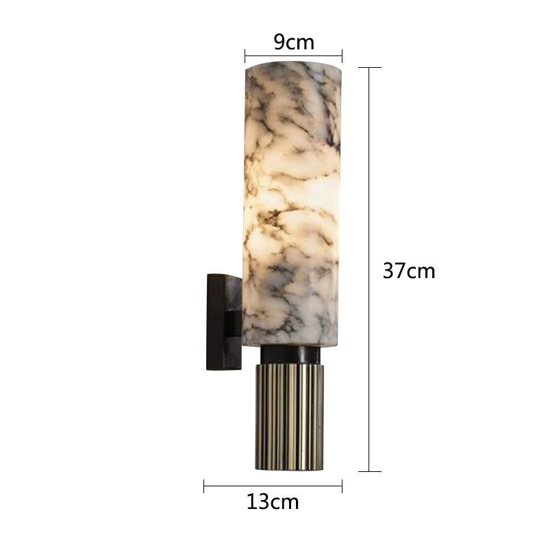 Luxuriöse Marmor Wandleuchte