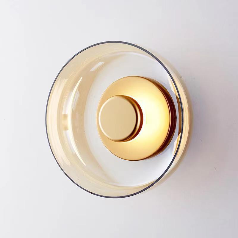 Moderne Glas Wandleuchte