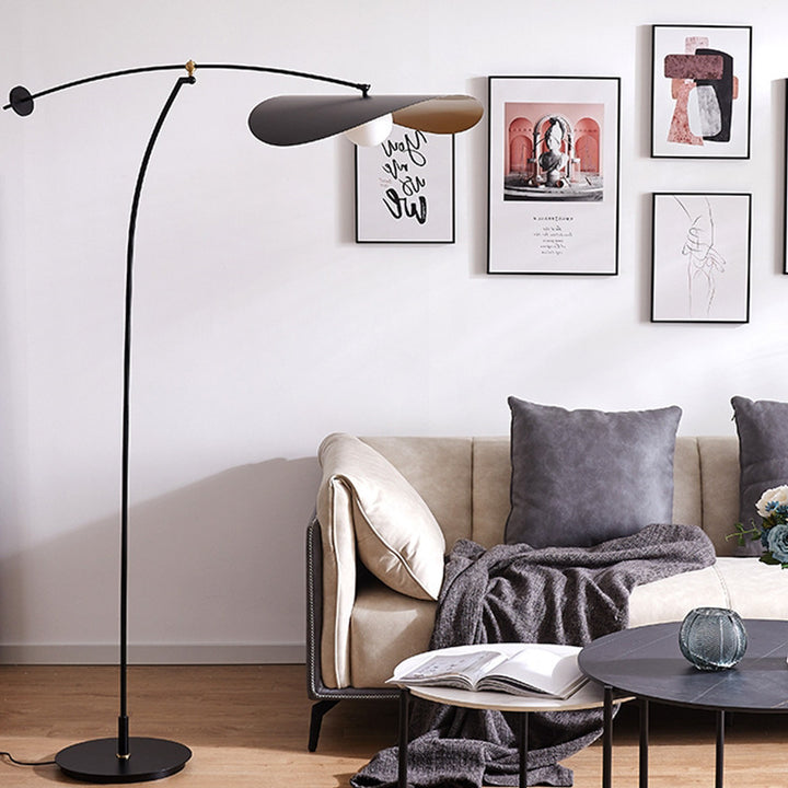 Moderne Bogen Stehlampe mit verstellbarer Höhe