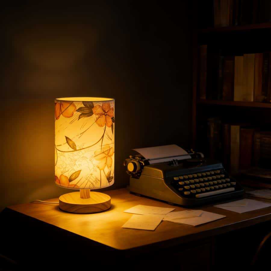 Dekorative Tischlampe