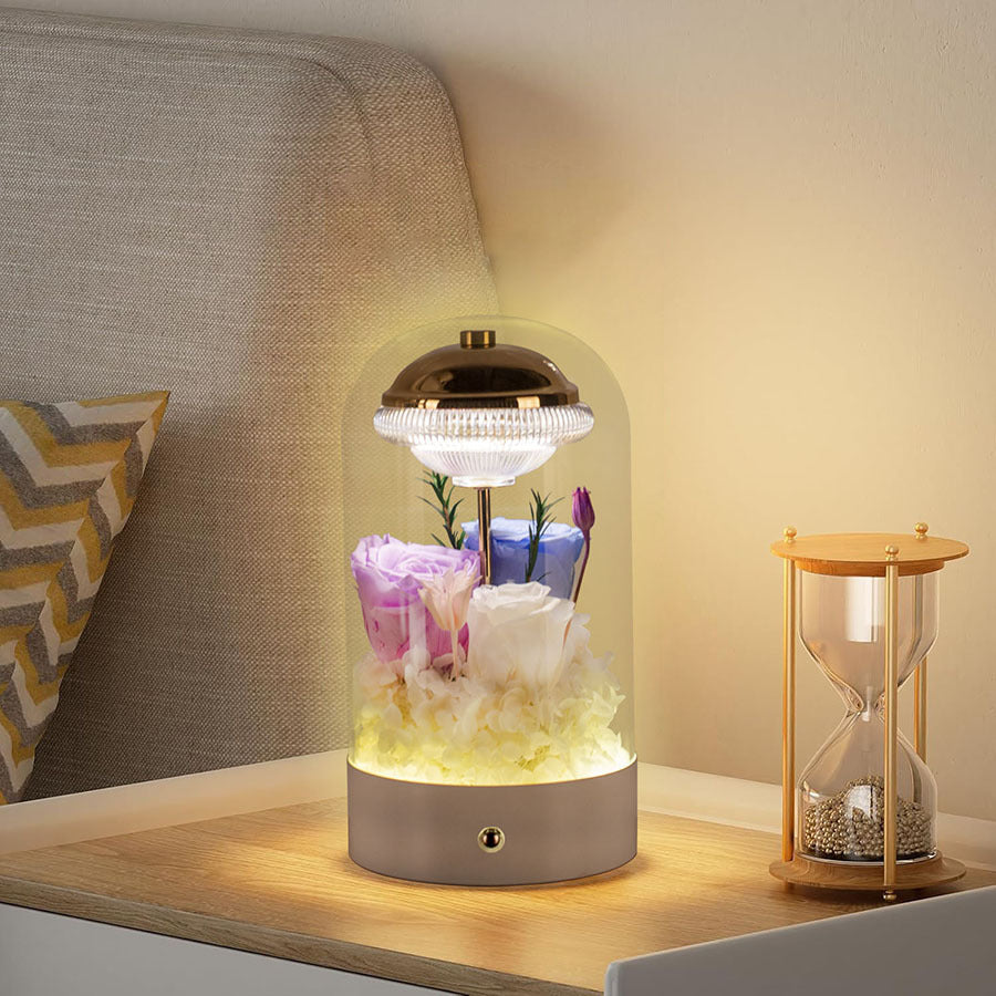 Blumen Display Tischlampe