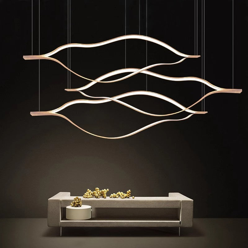 Moderne Wellen-Design Pendelleuchte