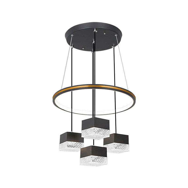 Moderne geometrische Pendelleuchte