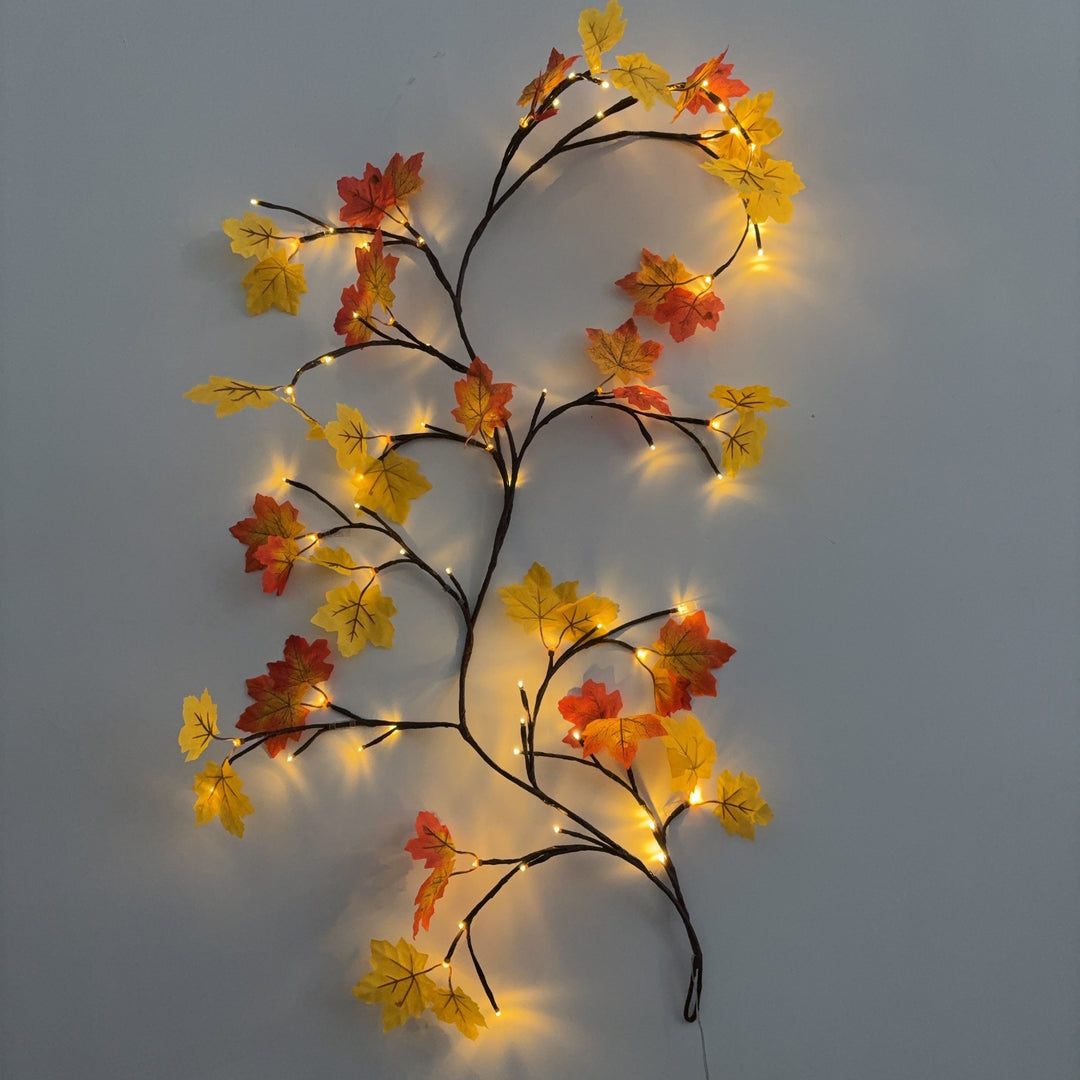 Verschnörkelte LED Kirschblüten Wandleuchte