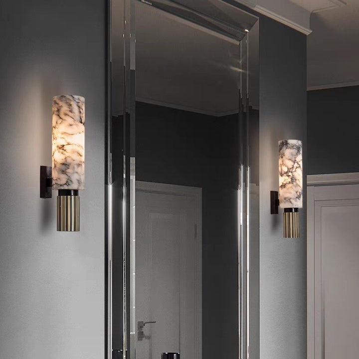 Luxuriöse Marmor Wandleuchte